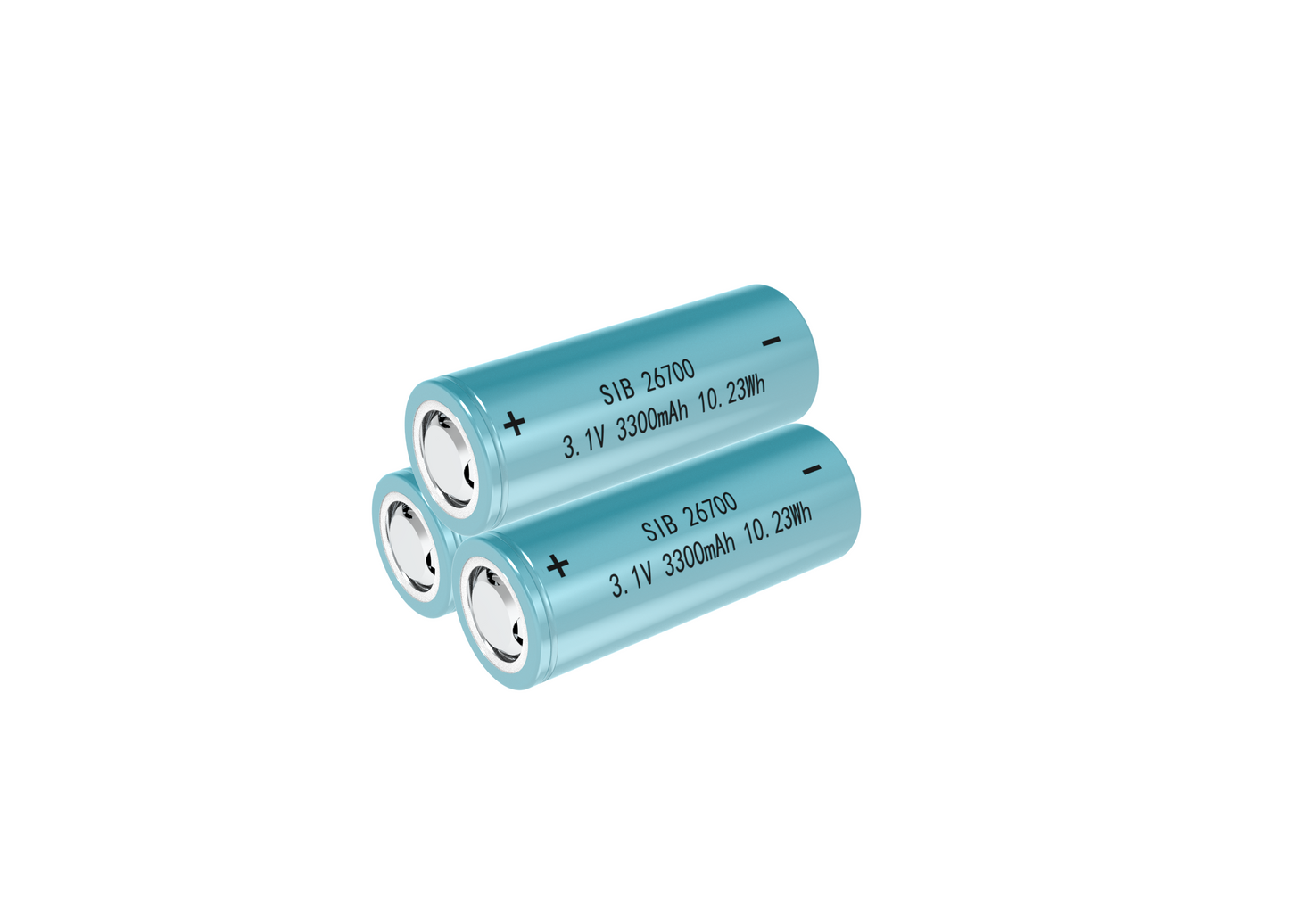 26700 3.1V 3.3Ah Sodium Ion Cylindrical Battery Cell For RV, Solar Storage, Car Audio